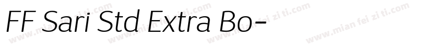 FF Sari Std Extra Bo字体转换
